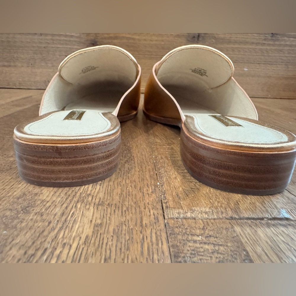 NEW Louise Et Cie Dugan‎ Rose Gold Mule Leather Women’s Size 8.5 S - Picture 7 of 9
